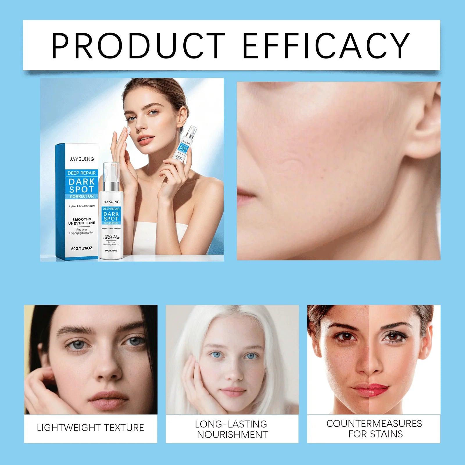Dark Spot Correcting Glow Serum Cream Fade Blemishes Restore Health Tone Reduce Melanin Brighten Facial Skins Dark Spot Remover Oasis Select