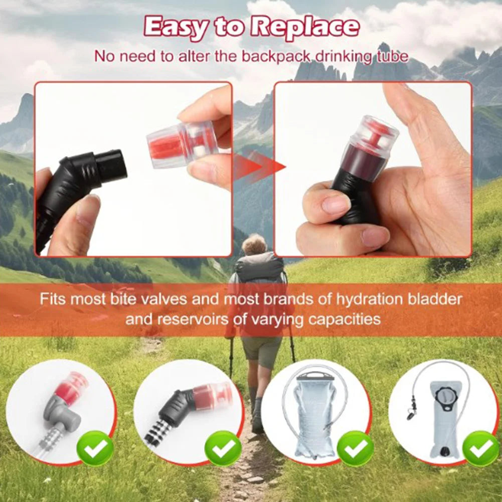 Bite Valve Replacement For Water Bladder Bottle Bag For Osprey Packs Hydraulics Reservoirs Hydration Silicone Bite Valve Nozzle Oasis Select