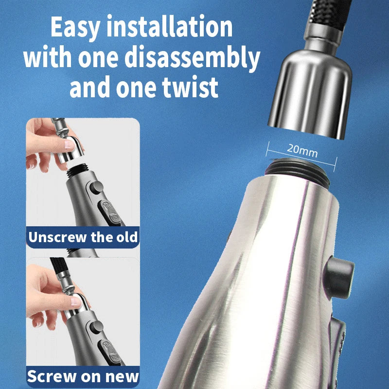 Kitchen Faucet Head Replacement Faucet Sprayer 9 Nozzles Sprayer Water Saving Shower Bathroom Basin Sink Tap Replacement Oasis Select