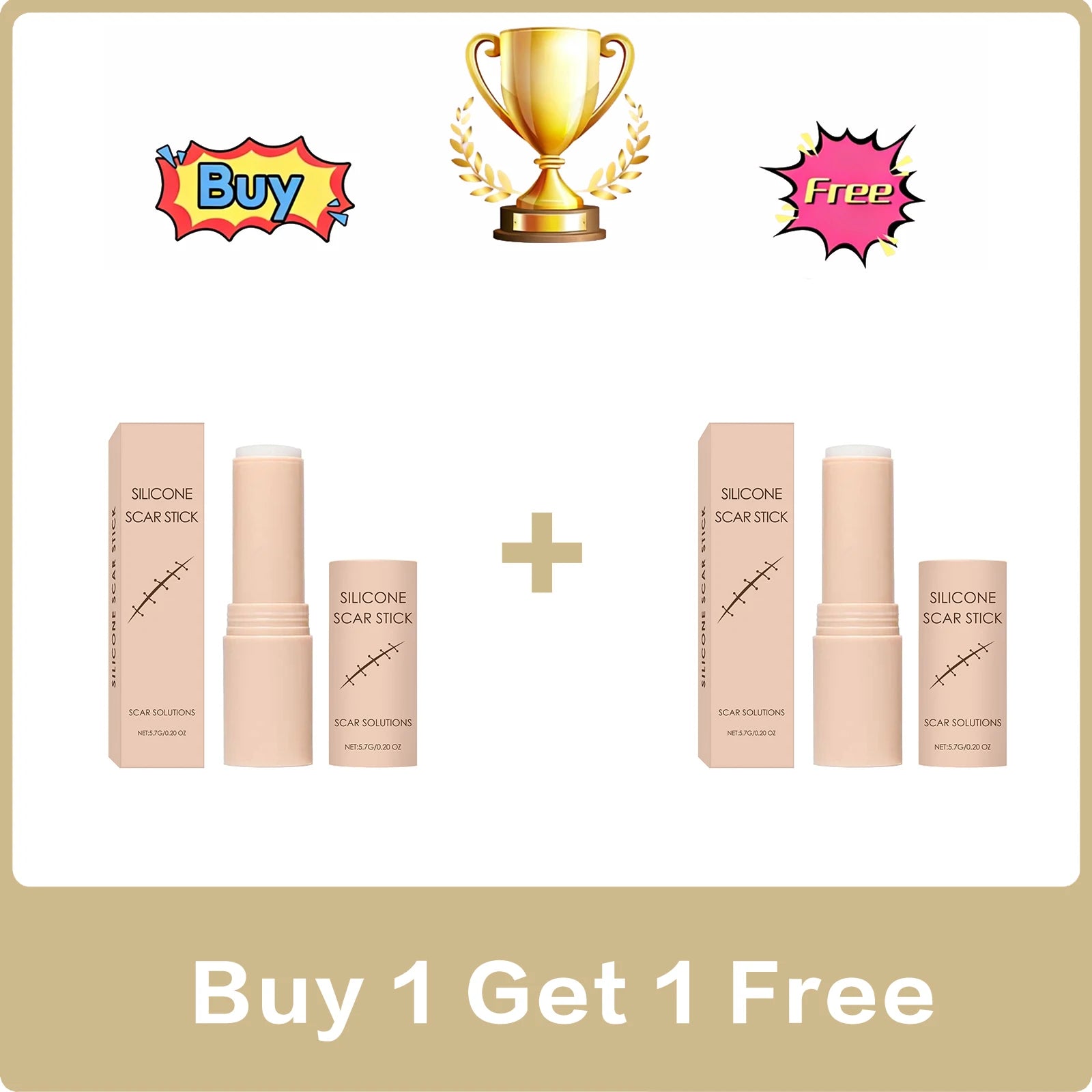 Scar Care Stick Moisturizing For Face Body Skin Smoothing Hydrating Daily Scar Repair Cream Reduce Redness Dryness Care Balm Oasis Select Buy 1 Get 1 Free