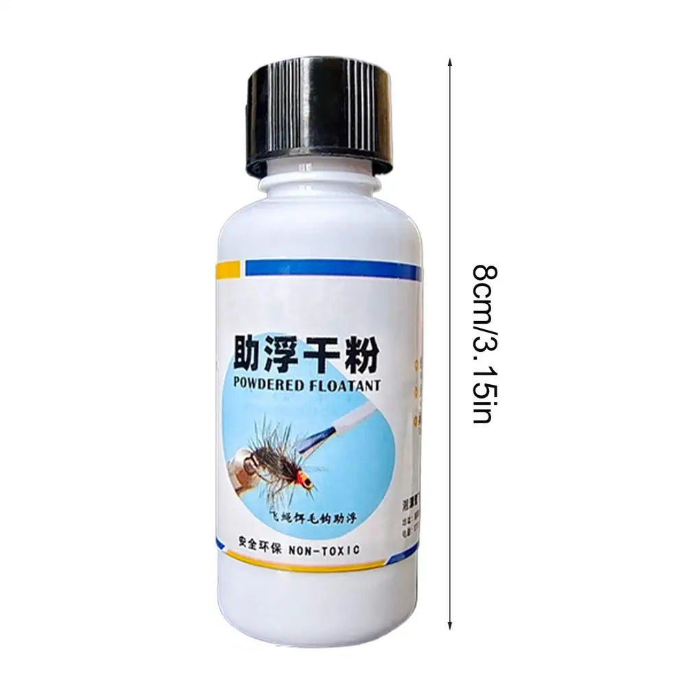 Dry Fly Floatant Powder Natural Hydrolyzable Extract Long Lasting Enhance Floating Effect Portable Fly Fishing Angling Tackle Oasis Select Floating powder