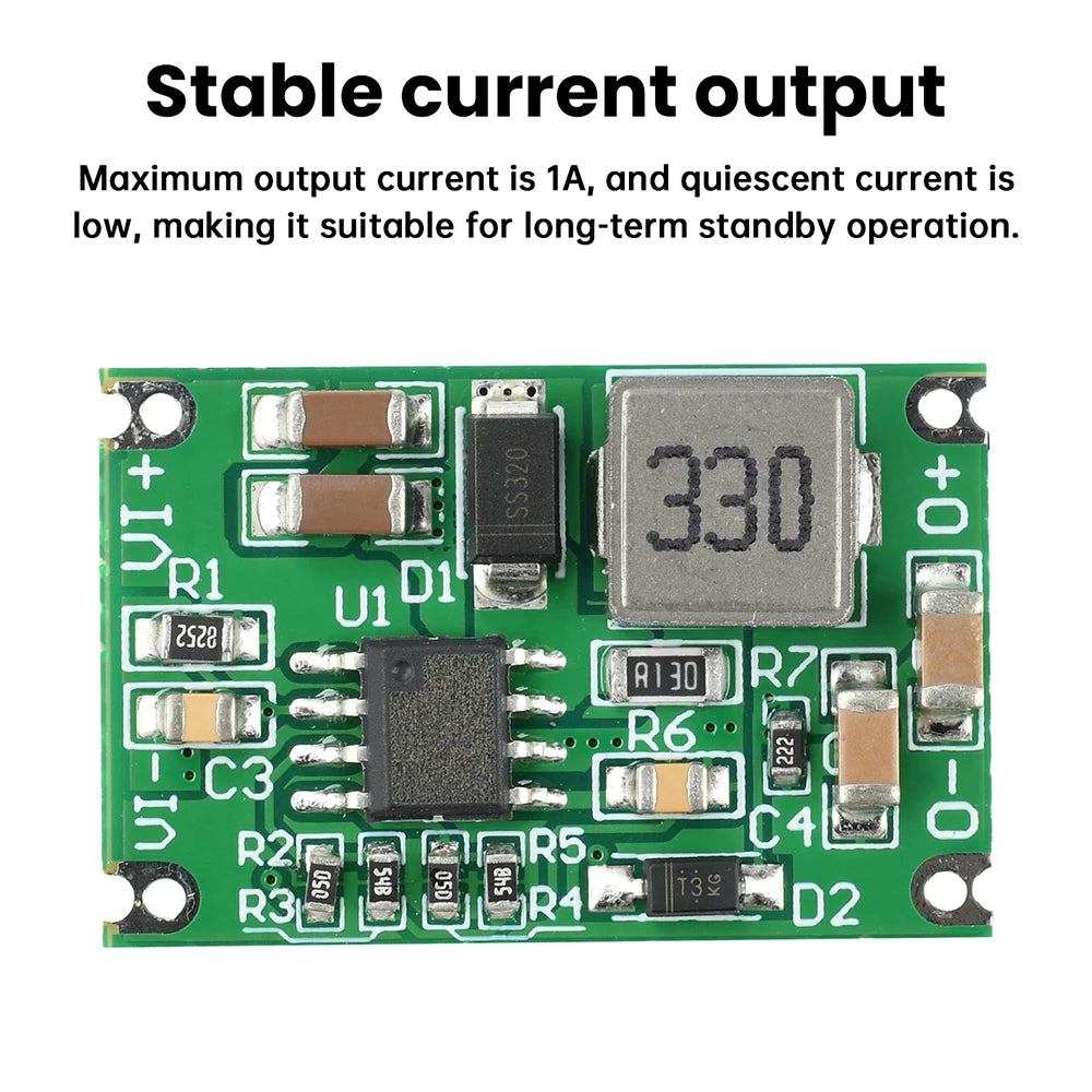 Mini DC-DC Buck Converter 48V 60V 120V to 3.3V 5V 12V Step-Down Power Module with Over Temperature Short Circuit Protection Oasis Select