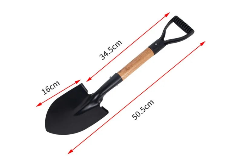 36/50.5cm Digging Shovel Manganese Steel Shovels Kids Trowel Waterproof Rustproof Garden Scoop for Outdoor Beach Camping Oasis Select 50.5cm