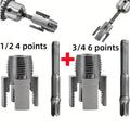 1/2" & 3/4" PPR Water Pipe Tap – Alloy Steel Anti-Corrosion Pipe Fitting Tap Oasis Select 4 points6point 2pcs