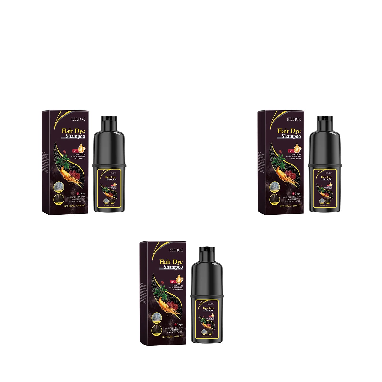 EELHOE Herbal Hair Darkening Shampoo – Polygonum Multiflorum