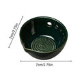 Garlic Grater Dish 2 in 1 Resin Small Grinder Garlic Plate Grater Vegetable Chopper for Ginger Vegetable Kale Thyme Basil Oasis Select Cyan Blue
