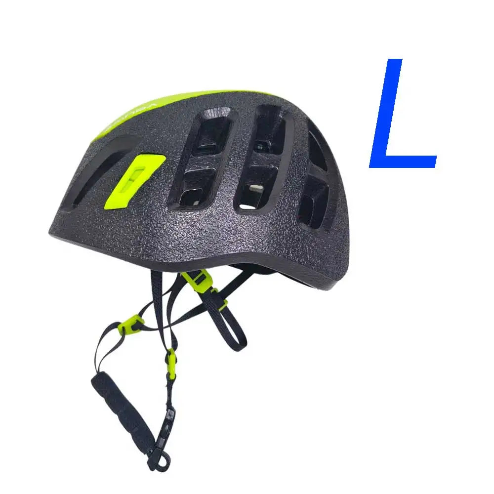 Ultra Light Rock Climbing Helmet Mountaineering Caving Canyoning Zipline Tree Climbing Outdoor Rescue Lightweight Safety Helmet Oasis Select green L