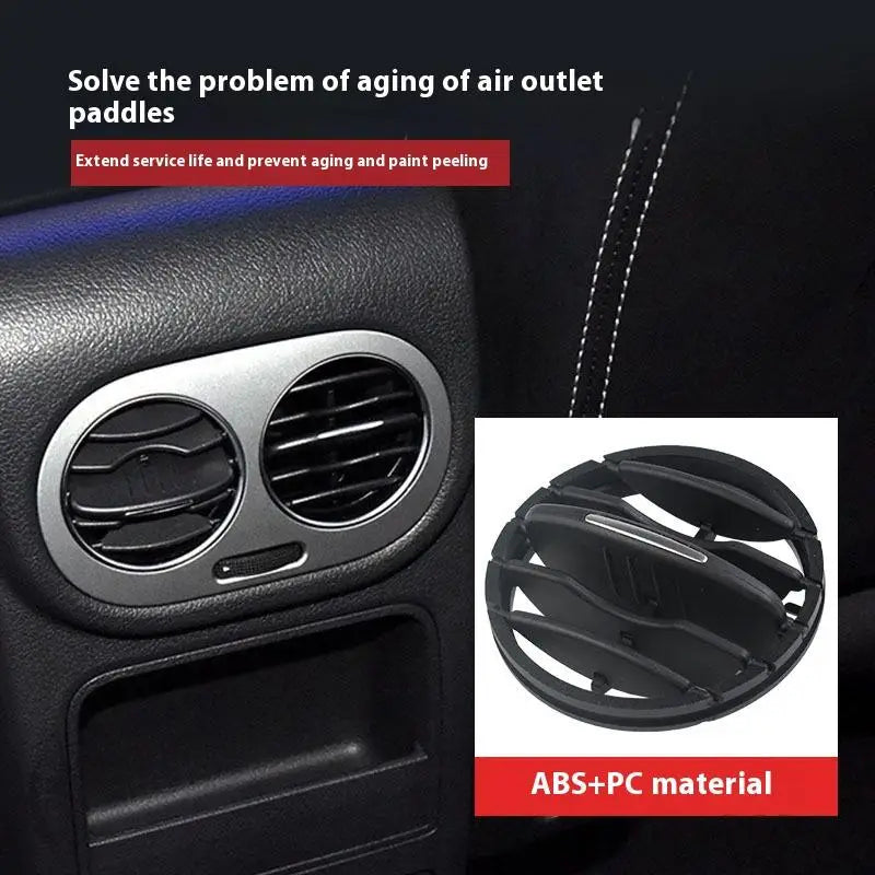 1Pcs Car Air Conditioning Folding Accessories For 2010-2017 Air Vent Cover Auto Interior Air Conditioning Vents Grille Oasis Select