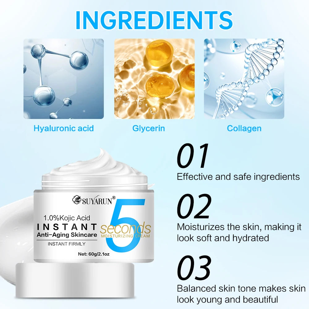 SUYARUN Firming Cream – Jojoba Oil, Green Tea & Collagen Firming Face Cream Oasis Select