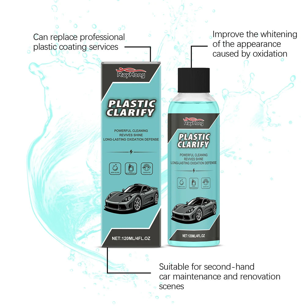 Waterless Spray Wax & Car Plastic Restorer – 120ml