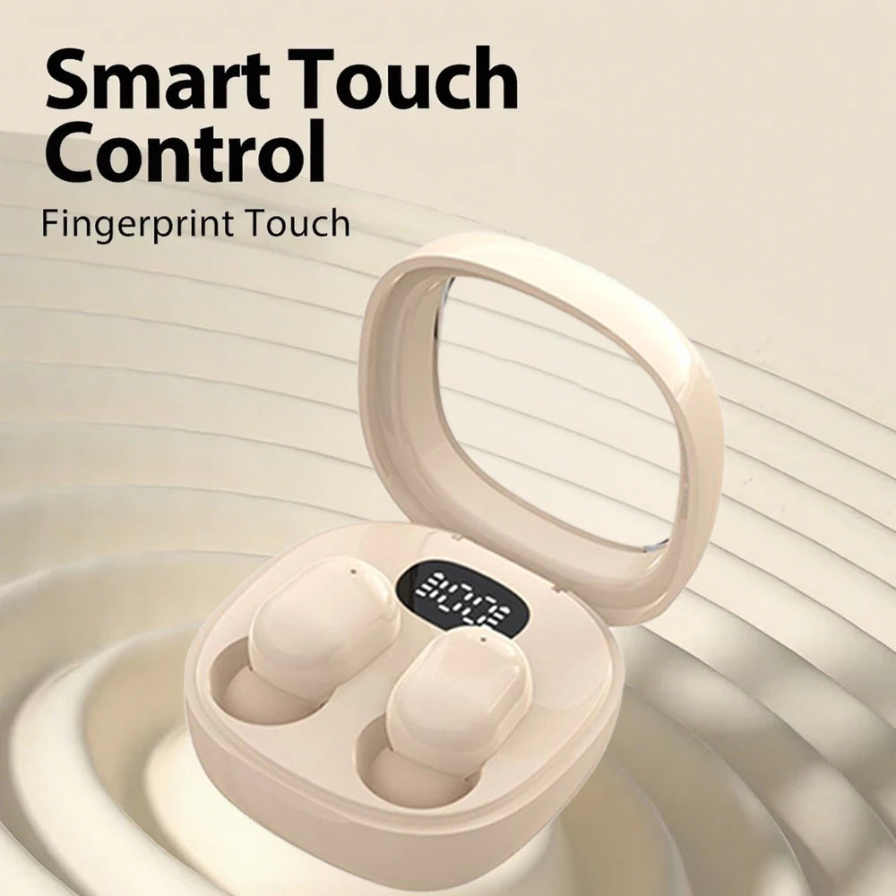 VIKEFON Bluetooth 5.3 Earphones Mini Headphones TWS Wireless Earbuds HIFI Stereo Noise Reduction Heasets with Microphones Oasis Select