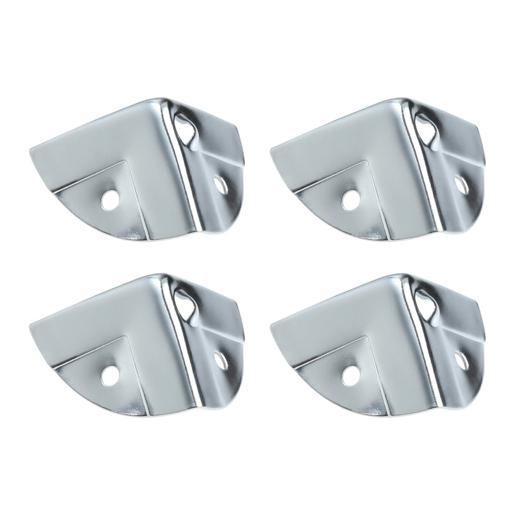 4Pcs Metal Corner Protectors for Tool Box, Flight Case & Luggage