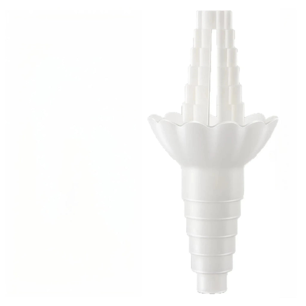 Universal Bottle Emptying Kit - Reusable Liquid Transfer Connector with No Waste Funnel Adapter, Compatible with Soap, Shampoo Oasis Select White 1pc