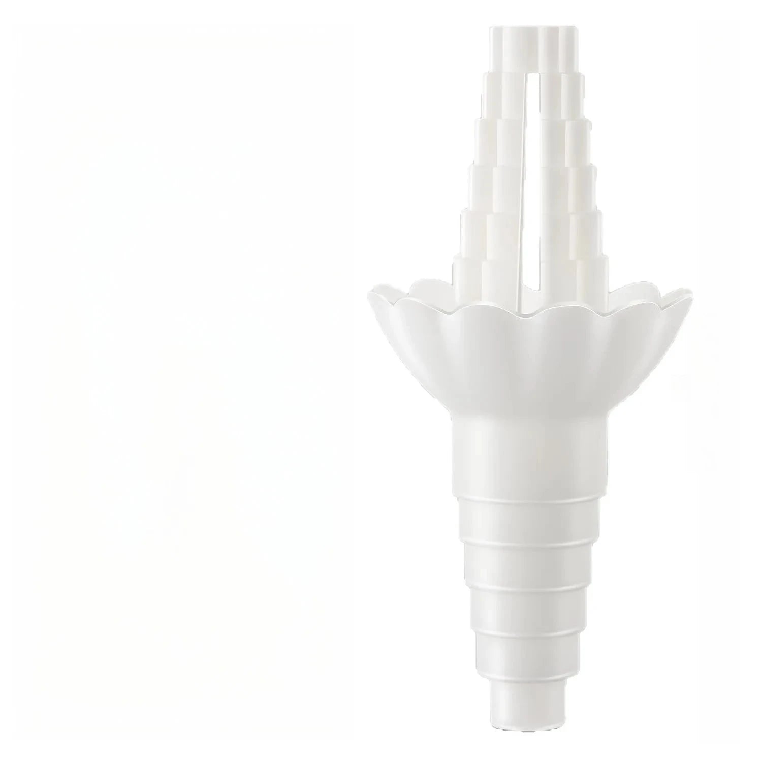 Universal Bottle Emptying Kit - Reusable Liquid Transfer Connector with No Waste Funnel Adapter, Compatible with Soap, Shampoo Oasis Select White 1pc