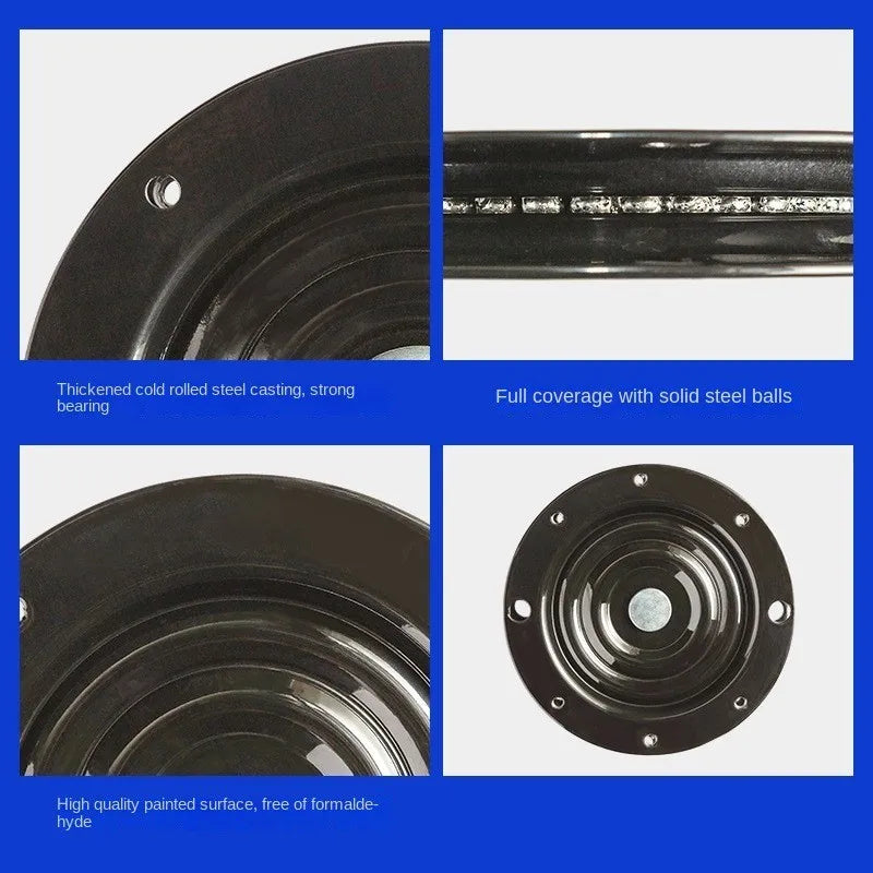 6 In 360 Degrees Swivel Plates Rotating Bearing Metal Rolling Bearing Turntable Display Stand Furniture Hardware Turntable Oasis Select