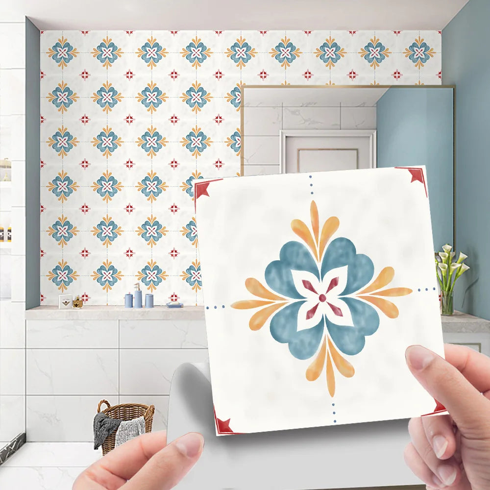 Crystal tiles pasted mosaic wall pasted retro tiles tiles pasted simple kitchen stove stickers pvc wall stickers Oasis Select CRY001 20pcs-20x20cm