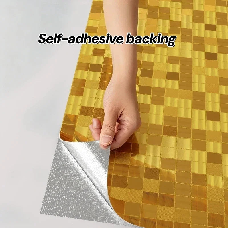 Modern 3D Stripe Self-Stick Wallpaper Geometric Peel and Stick for Renters Apartment Living Room Quick Makeover Removable Oasis Select