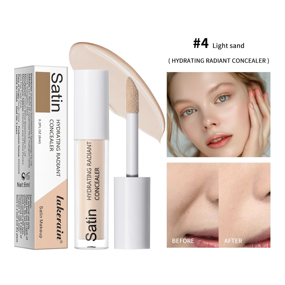Lakerain Full Coverage Liquid Concealer – Waterproof, Oil Control