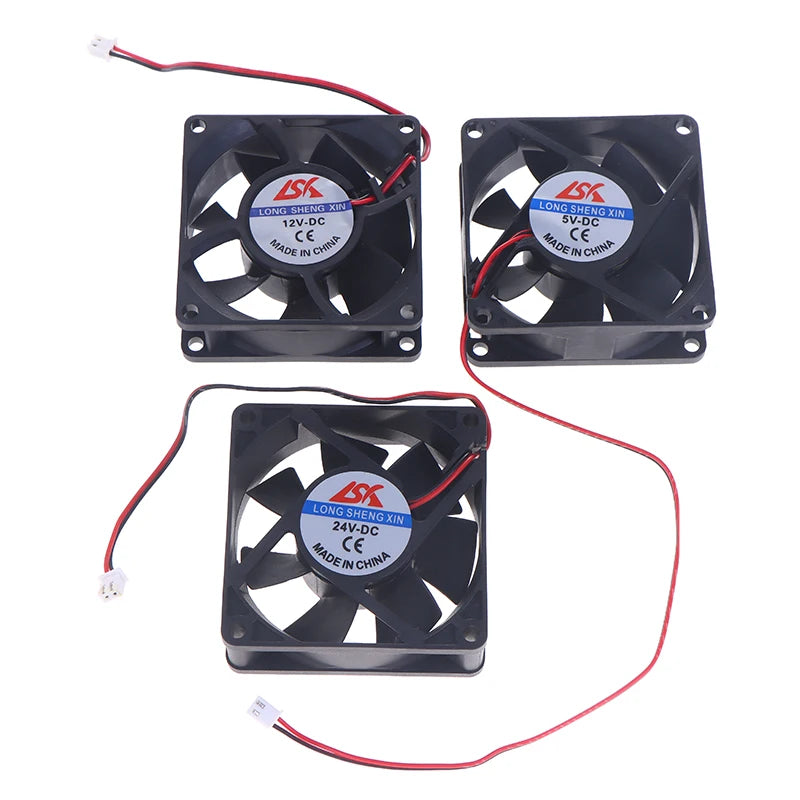5V/12V/24V Cooling Turbo Fan Brushless 3D Printer Parts 2Pin For Extruder DC Cooler Blower Part Black Plastic Fans Oasis Select