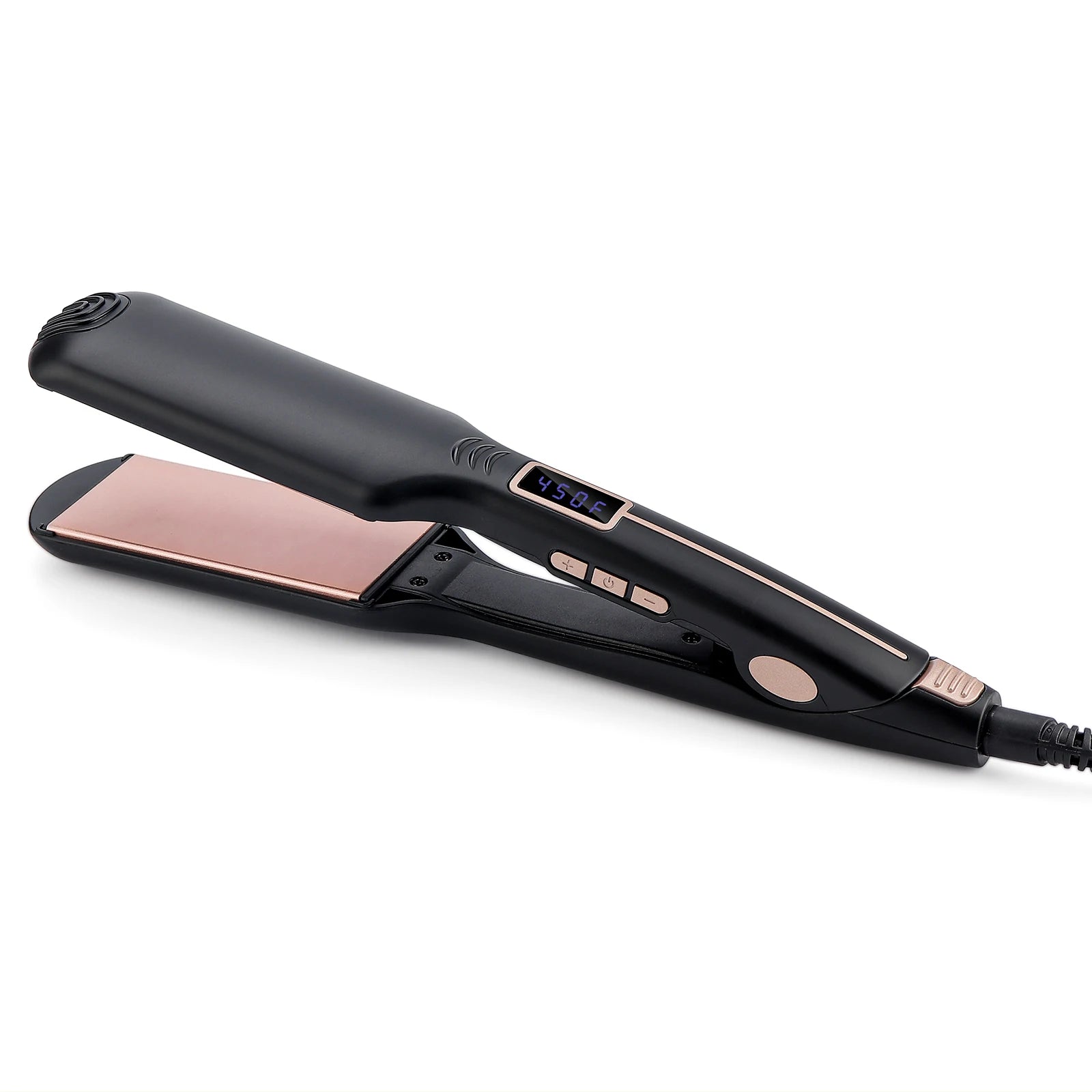 2-in-1 Hair Straightener & Curler | 10s Heat, 12 Temps