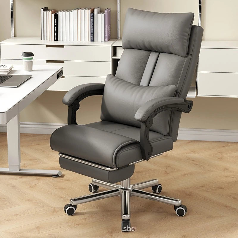 Boss chair office nap ergonomic computer chair home waist comfortable sedentary e-sports sofa chair Oasis Select army green