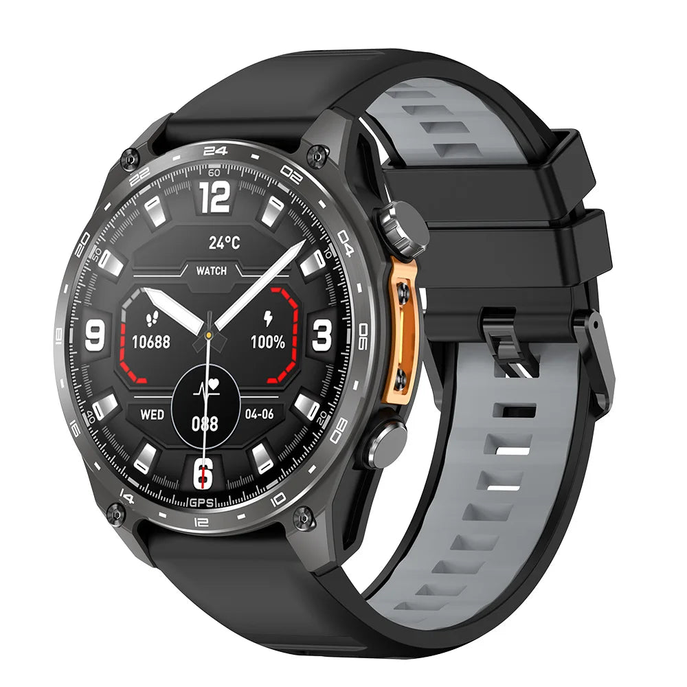 Outdoor Smart Watches GPS Sports App Download 4GB Memory Smartwatch Men Offline Map Waterproof MP3 MP4 LED Lighting Blue Tooth Oasis Select BKBGS