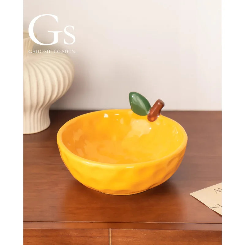 Beautiful Orange Fruit Platter for Home Fruit Storage Exquisite and Of High Appearance Level Oasis Select