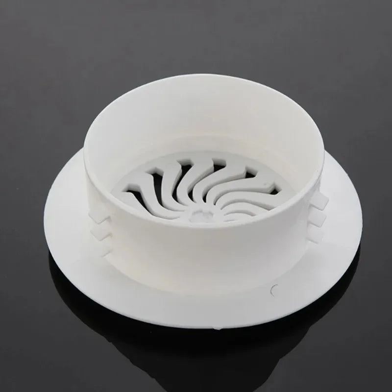 1pc Plastic Cover For Air Conditioning Holes Openings With Shutters Ventilation Grille Wall Hole Decoration 40-100mm Oasis Select