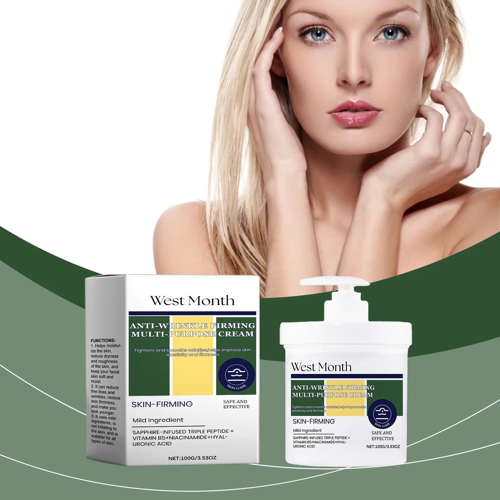 Firming Face Cream Deep Moisturizing Fade Fine Lines Reduce Dryness Soothing Repairing Anti-Wr-inkles Soft Tender Nourish Cream Oasis Select