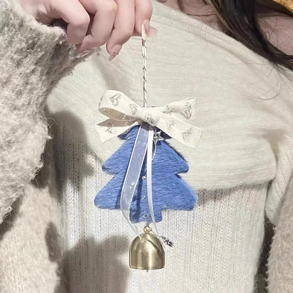 Christmas Tree Hanging Pendants Happy New Year Bell Pendant Merry Christmas Decorations for Home Xmas Ornaments Couple Gift Oasis Select Style 6
