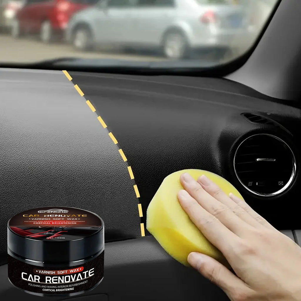Car Dashboard Plastic Restorer & Wax Coating – Interior Renewal
