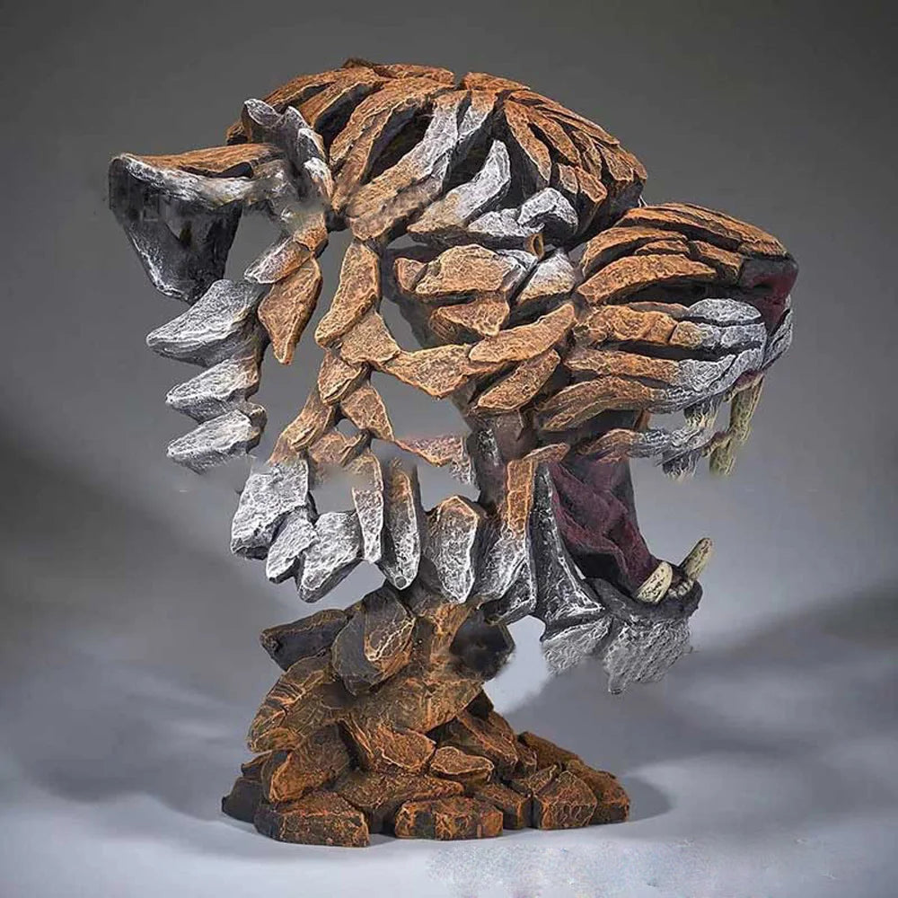 Contemporary Animal Scul Animal Sculpture Collection Tiger Bust by of Edge Scenes home decore animal figures ganesha statues Oasis Select