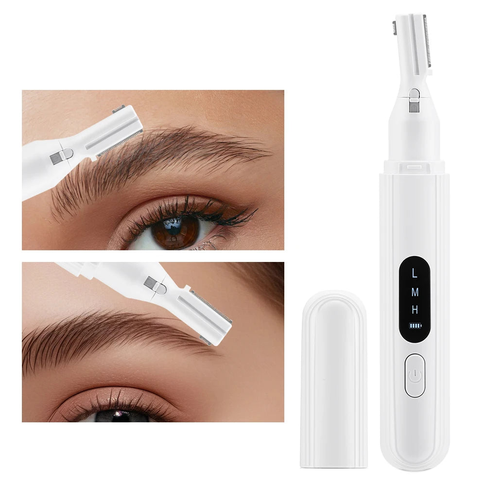 Ms.Dear Rechargeable Electric Eyebrow Trimmer Dual-Blade