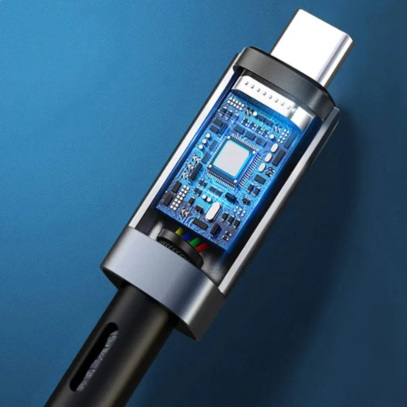 1m 240W USB C to USB C Fast Charging Cable 40Gbps Data Cable with 8K Video Transfer Speed For iPhone 16 Pro Macbook TV Laptop Oasis Select