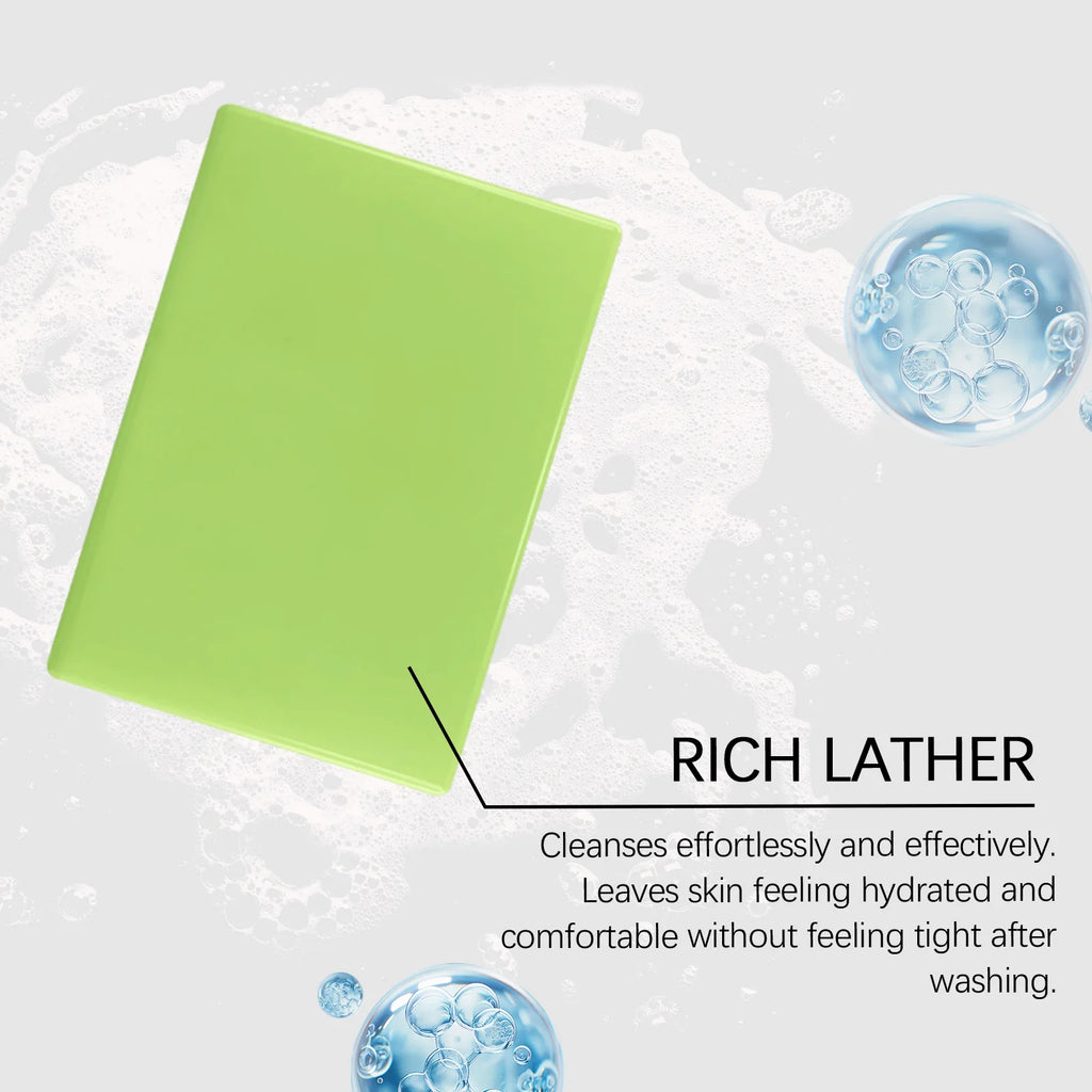 OCEAURA Lemon Exfoliating Soap Clean Pores Remove Dirt Firm Skin Improve Roughness Deep Hydrate Oil Control Body Nourishing Soap Oasis Select