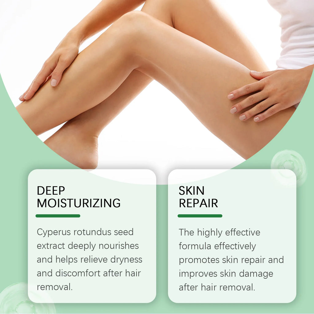Natural Cyperus Rotundus Oil Hair Removal Inhibitor Smoothing Moisturizing After Shave Soothing Nourish Calming Body Skin Care Oasis Select