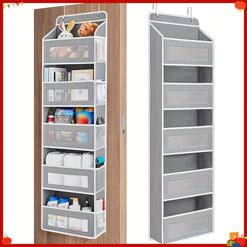 1PC Hanging Storage Bag with Pockets Over The Door Wall Mounted Storage Rack for Household Space Saving Hanging Organizer Home Oasis Select