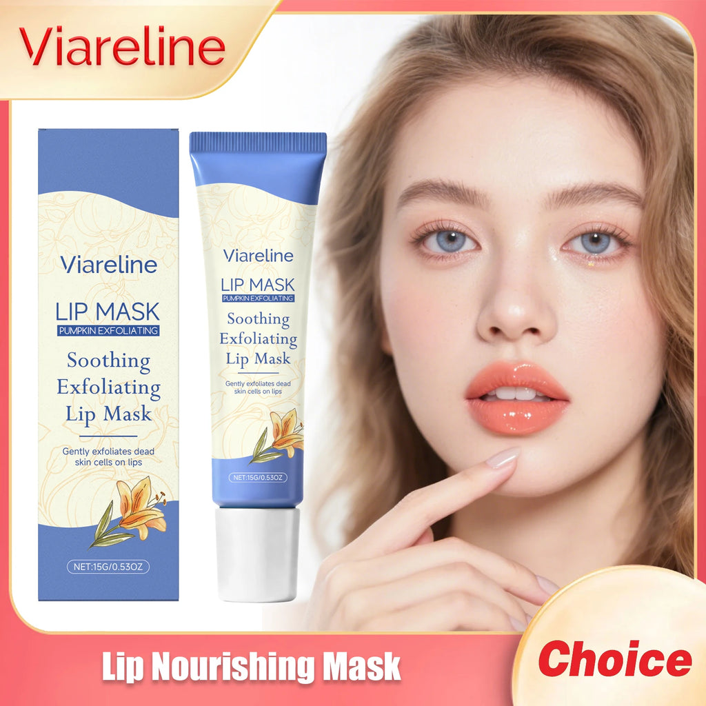 VIARELINE Lip Nourishing Mask Deep Hydration Exfoliate Brighten Skin Relieve Dryness Prevent Cracking Maintenance Lip Sooth Mask Oasis Select