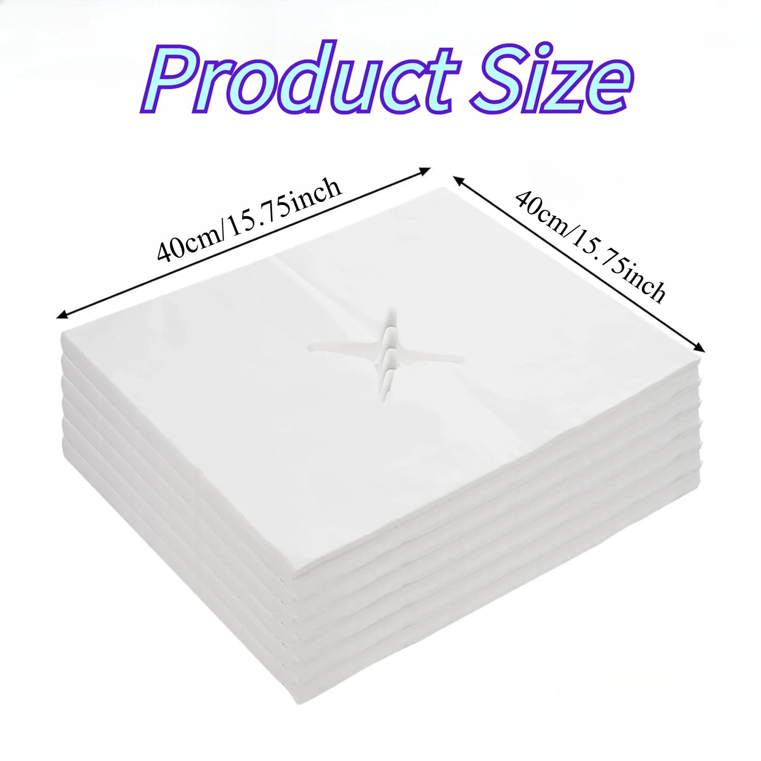 100/200 PCS Disposable Face Cradle Covers Face Cradle Covers Soft Massage Bed Sheet Spa Chairs Lash Beds Beauty Salons Oasis Select