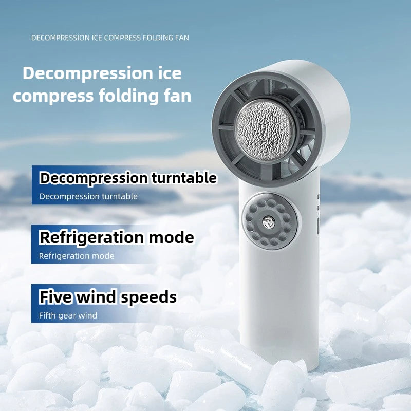 URGGU Pocket Handheld Fan – USB Rechargeable & Quiet | Portable