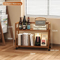 trolley rack, multi-layer snack storage shelf, floor-to-ceiling removable sundries storage shelf in living room sofa Oasis Select 70 long 2 layers