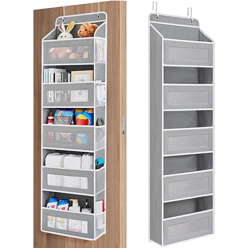 1PC Hanging Storage Bag with Pockets Over The Door Wall Mounted Storage Rack for Household Space Saving Hanging Organizer Home Oasis Select