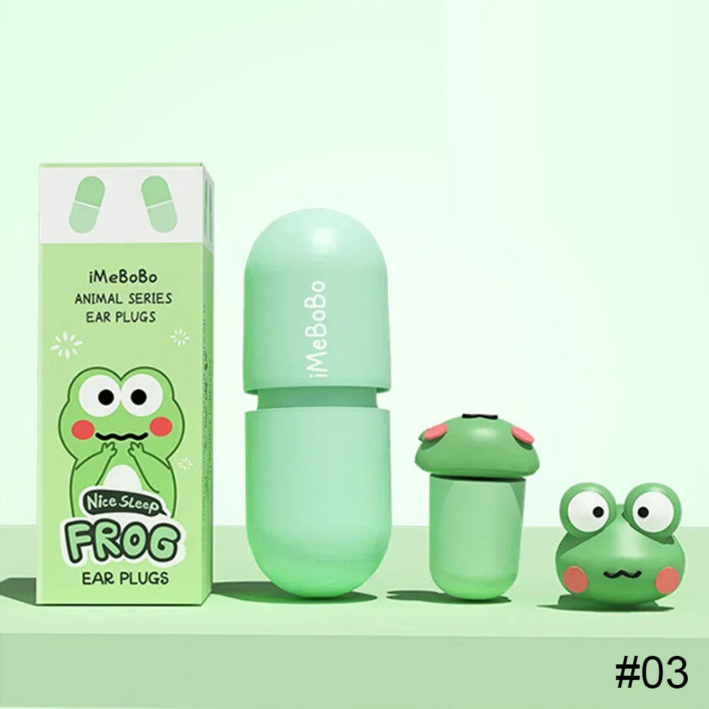 Cartoon Earplugs Soundproof Sleeping Ear Plugs Noise Reduction Ear Plug Special Mute Soft Slow Rebound Anti Snore Ear Protector Oasis Select 03