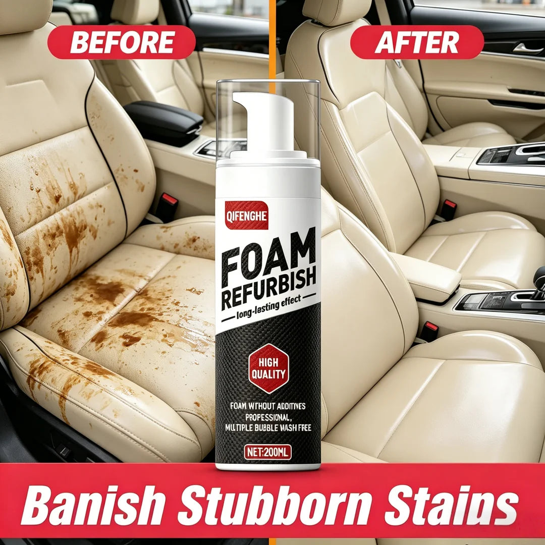 200ml Car Foam Cleaner – Interior & Exterior Stain Remover Car Foam Cleaner Oasis Select