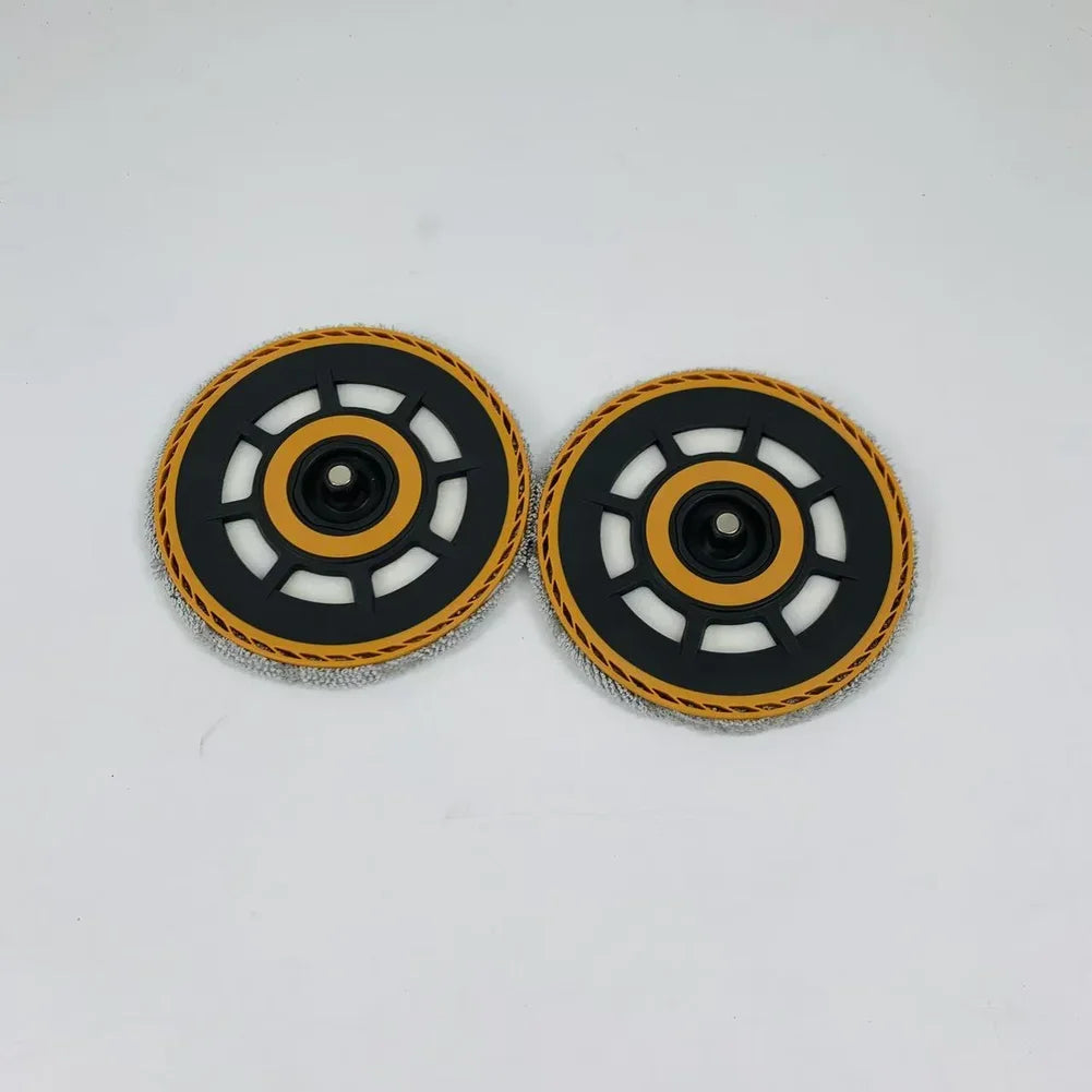 Plastic Mop Bracket And Microfiber Pads For DREAME For Matrix 10 Ultra Robot Vacuum Cleaner Floor Cleaning Spare Parts Set Oasis Select 2 PACK Yellow