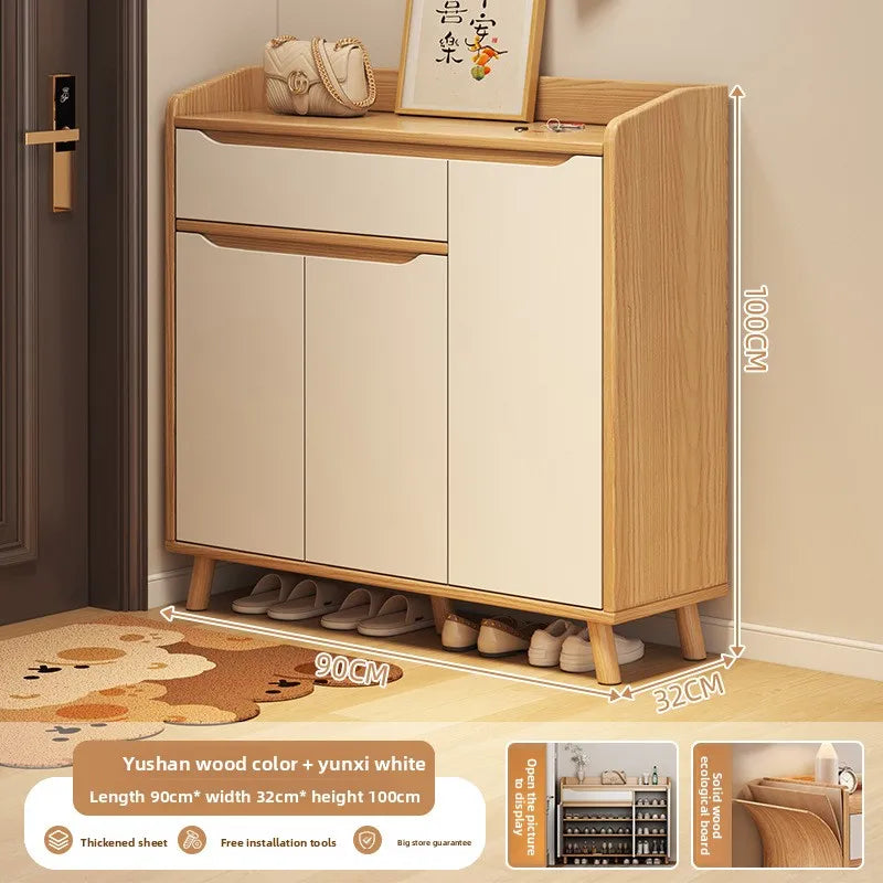 Shoe cabinet, indoor new entry locker at the entrance of the home, integrated storage shoe rack against the wall Oasis Select CK-90 32 100cm