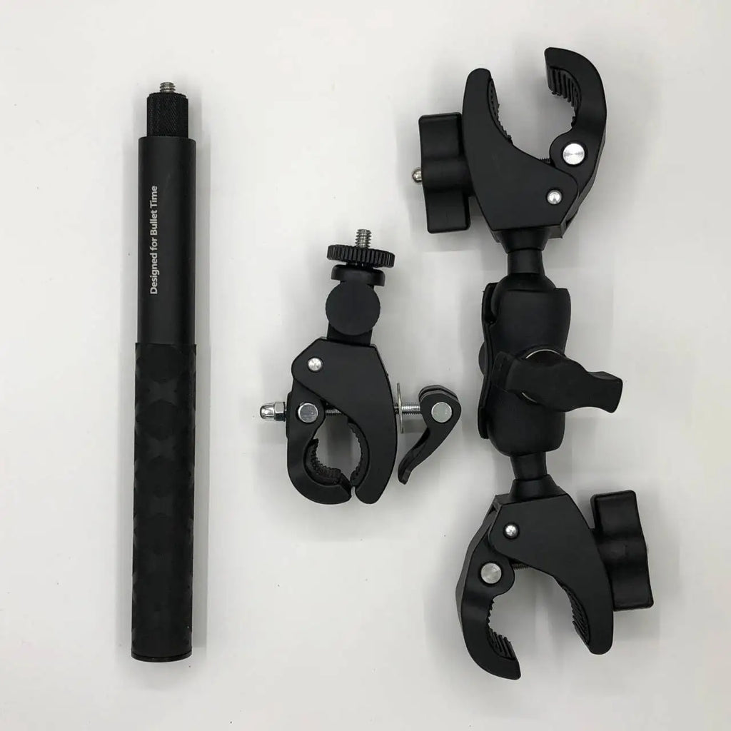 Handlebar Mount & 1.2m Selfie Stick for GoPro, Insta360, DJI