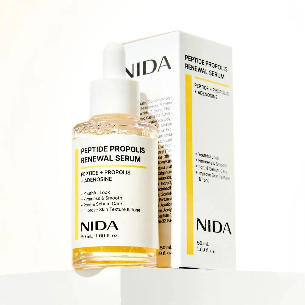 Korea NIDA Skin Care Kit - Ultimate Moisturizing Cream, Retinol Probiotic Eye Cream, TXA Renewal Essence, For All Skin Types Oasis Select