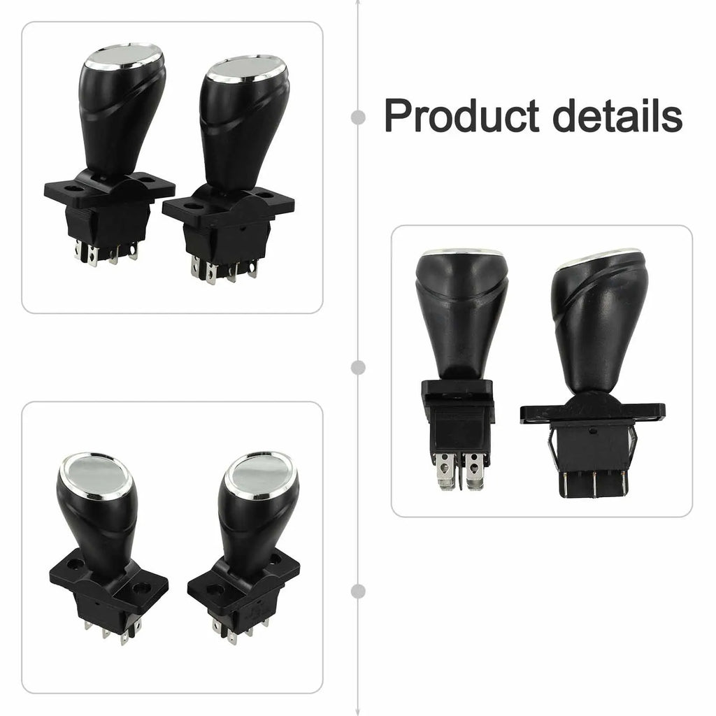 12V Children's Bumper Car Rocker Forward/Reverse Gear Switch 360° Automatic Reset For Manual Kids' Cars Trucks SUV Oasis Select