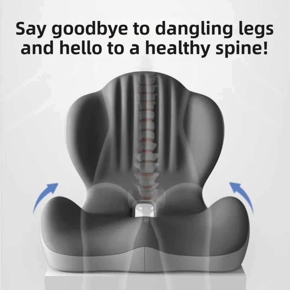 Soft Memory Cotton Seat Cushion Office Sedentary Seat Cushion Decompression Sitting Posture Correction Artifact Chair Cushion Oasis Select